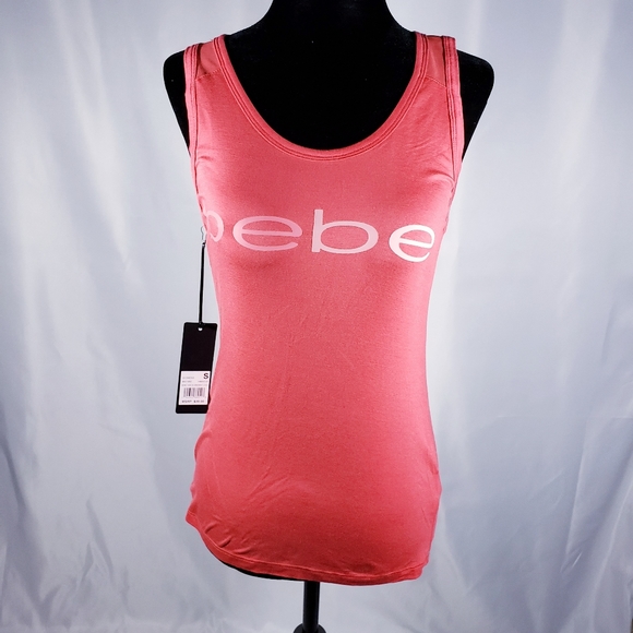 Bebe Sport Tank with Gardient Logo. - Picture 1 of 6